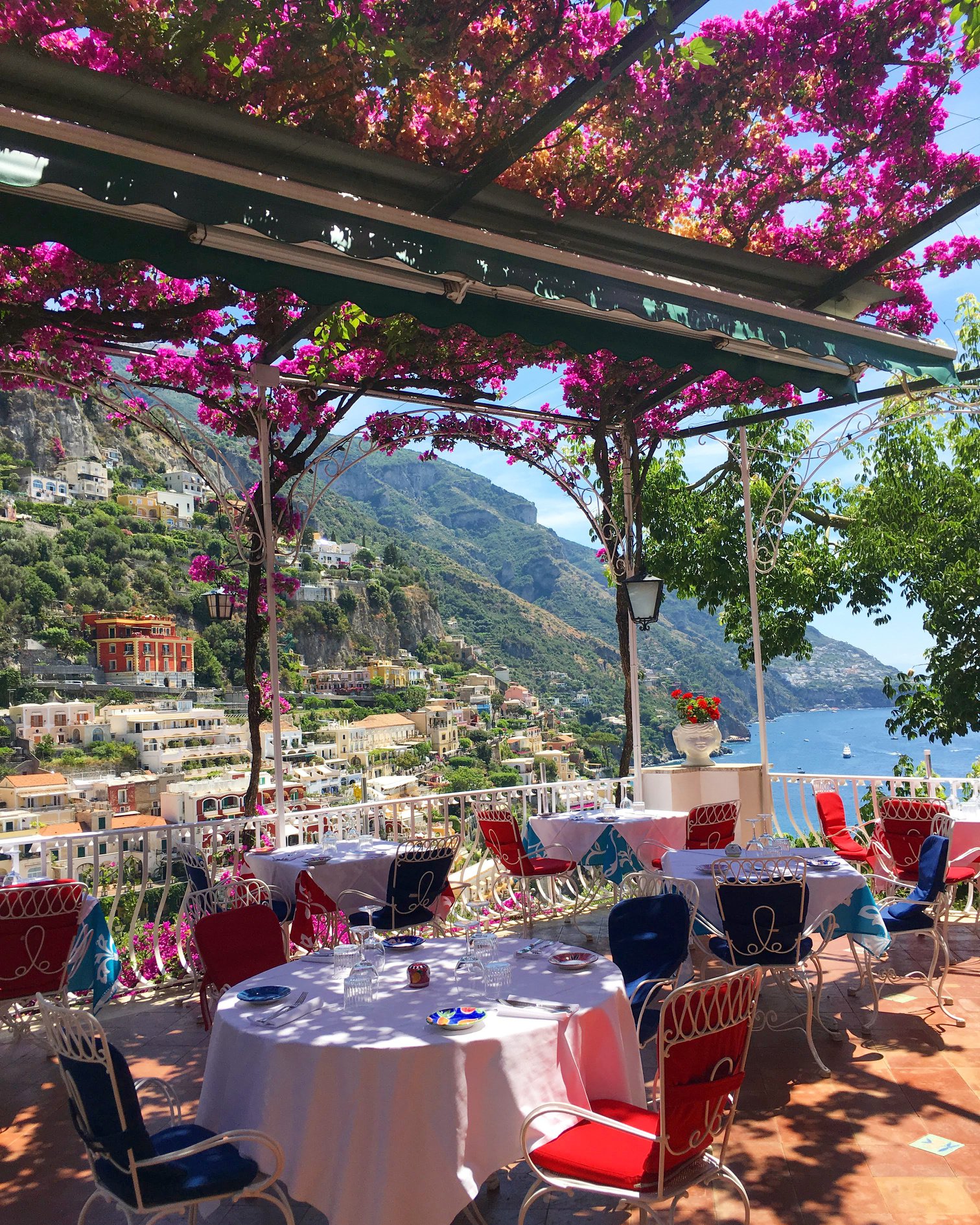 Best view in Positano at Il Tridente terrace